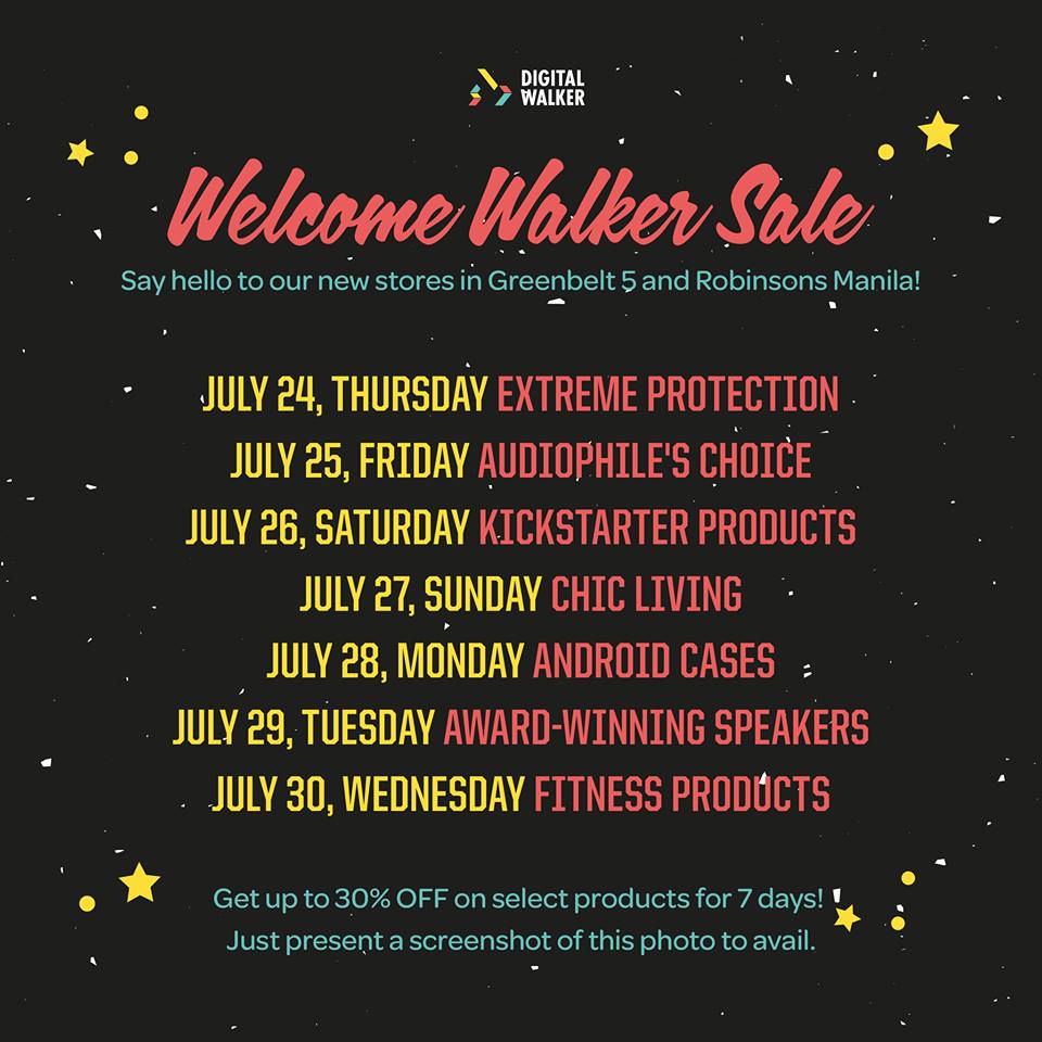 Digital Walker Welcome Walker Sale July 2014