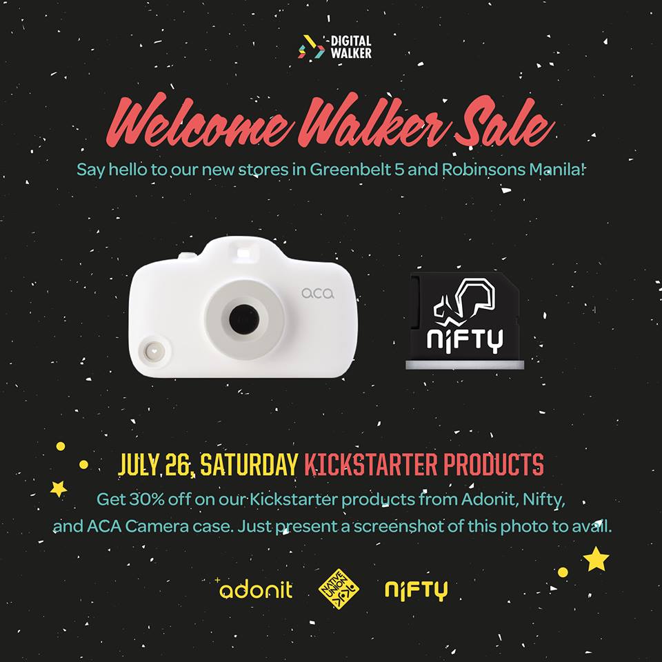 Digital Walker Welcome Walker Sale - Kickstarter Products