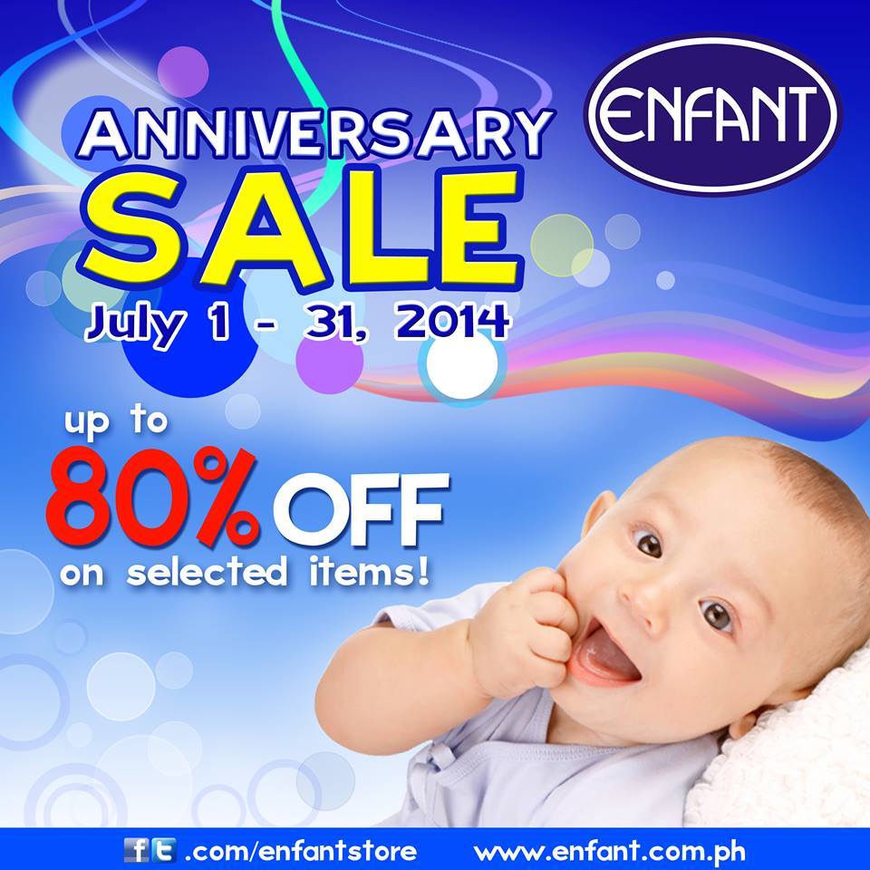 Enfant Anniversary Sale July 2014