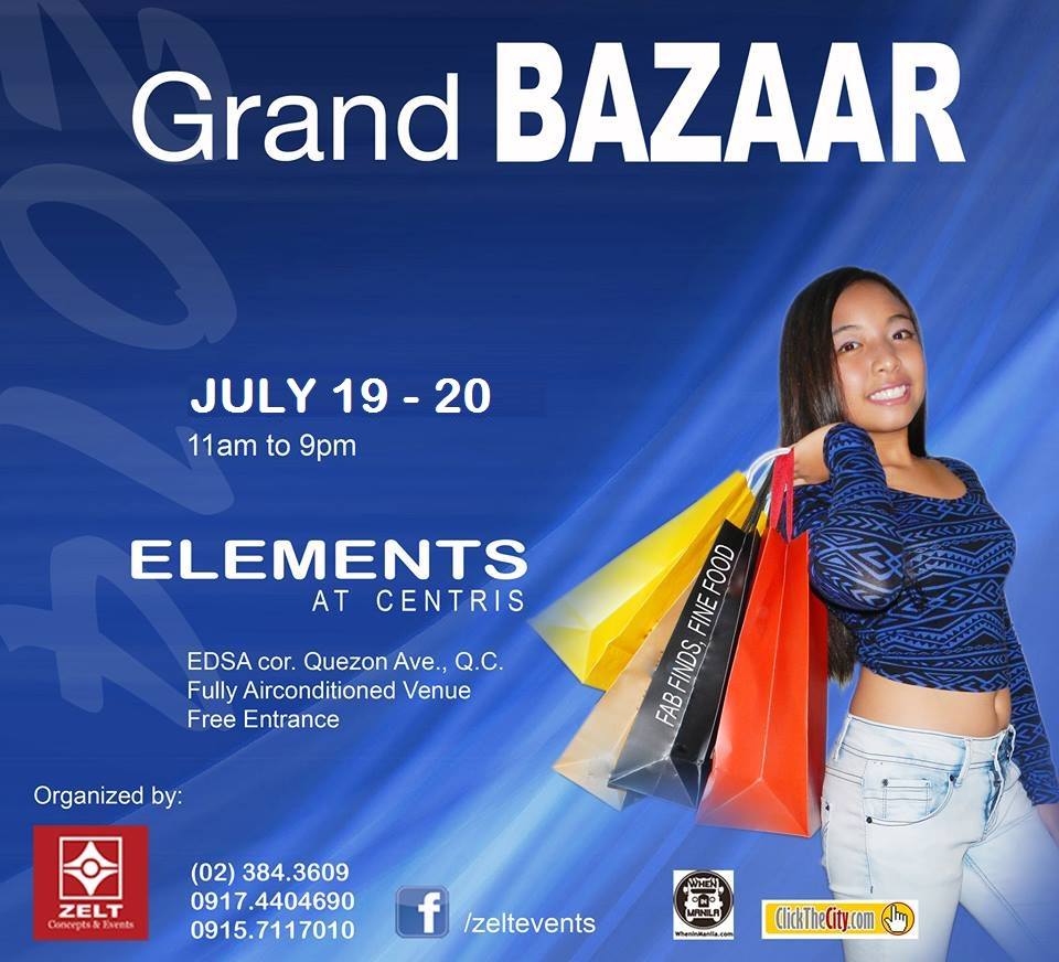 Grand Bazaar @ Elements Tent July 2014