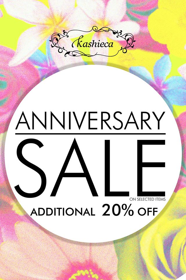 Kashieca Anniversary Sale July - August 2014