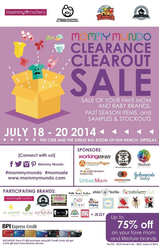 Mommy Mundo Clearance Clearout Sale @ Fun Ranch July 2014