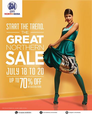 SM City North Edsa The Great Northern Sale July 2014