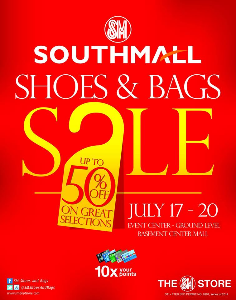 Shoes & Bags Sale @ SM Southmall July 2014