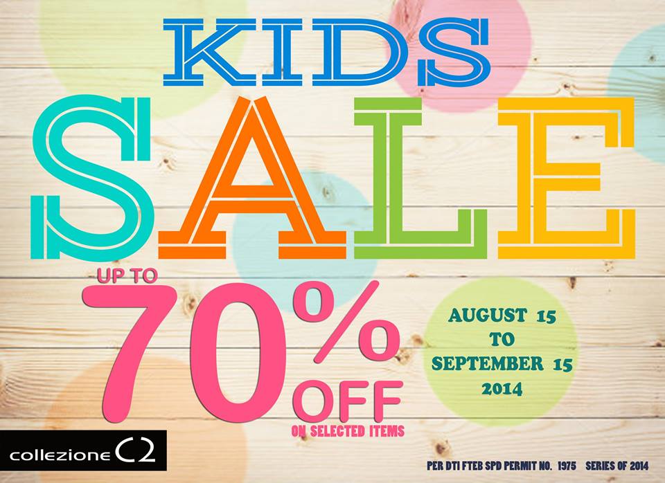 Collezione C2 Kids Sale August - September 2014