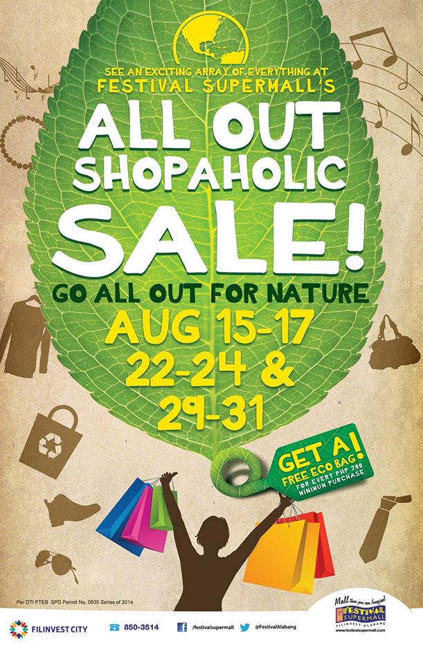 Festival Supermall All Out Shopaholic Sale August 2014