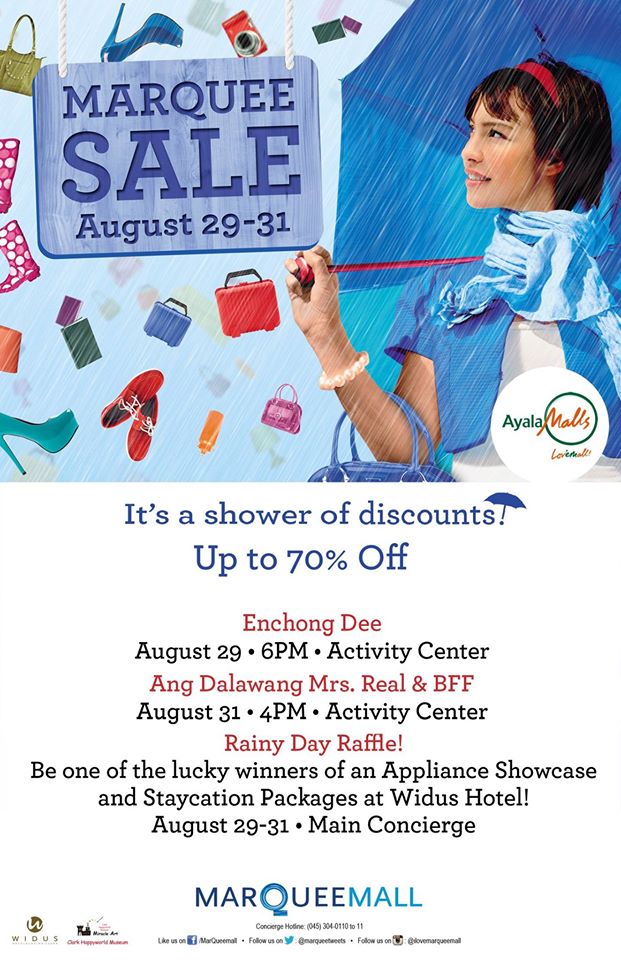 Marquee Mall 3-Day Sale August 2014