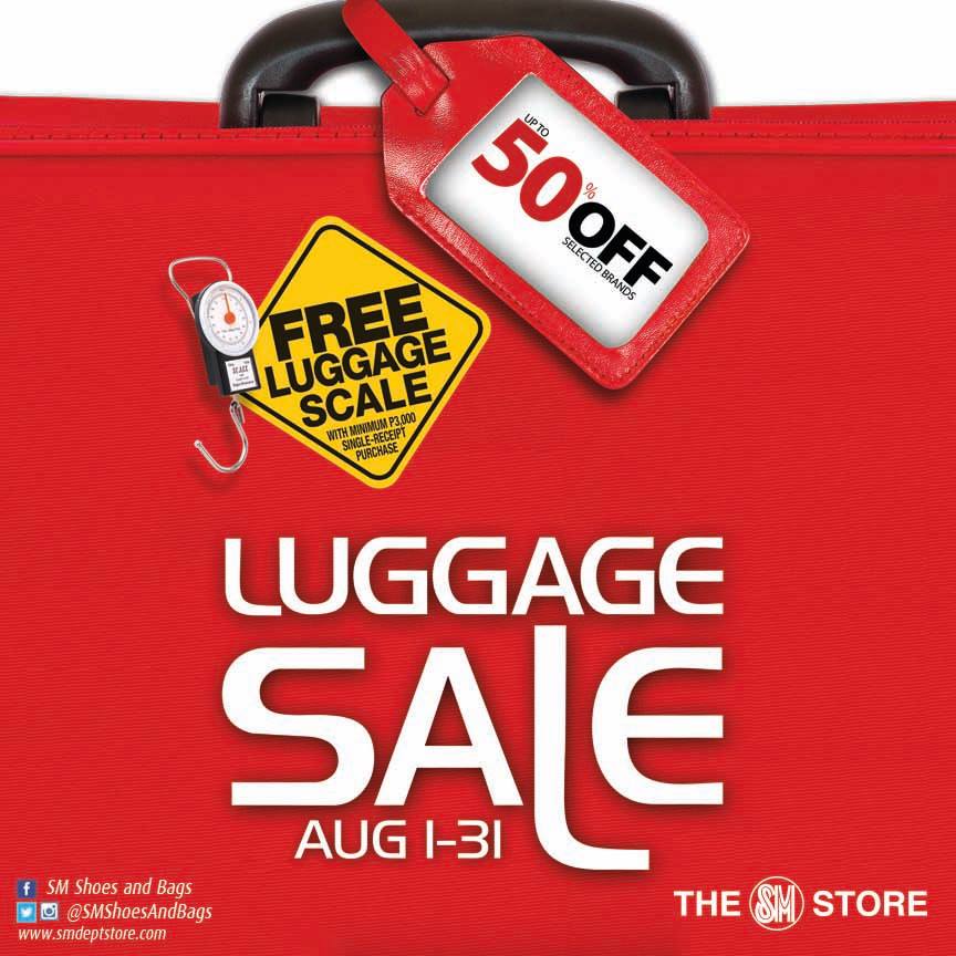 The SM Store Luggage Sale August 2014