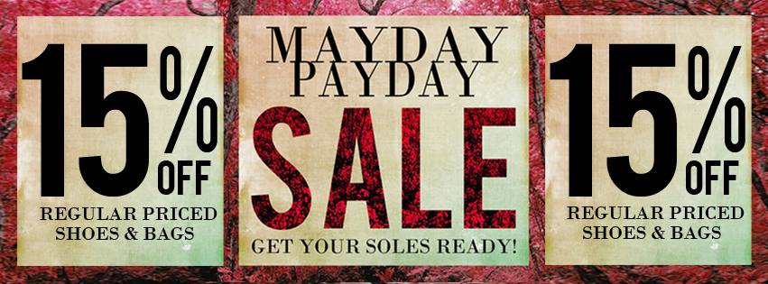 Wade Shoes and Accessories Mayday Payday Sale August 2014
