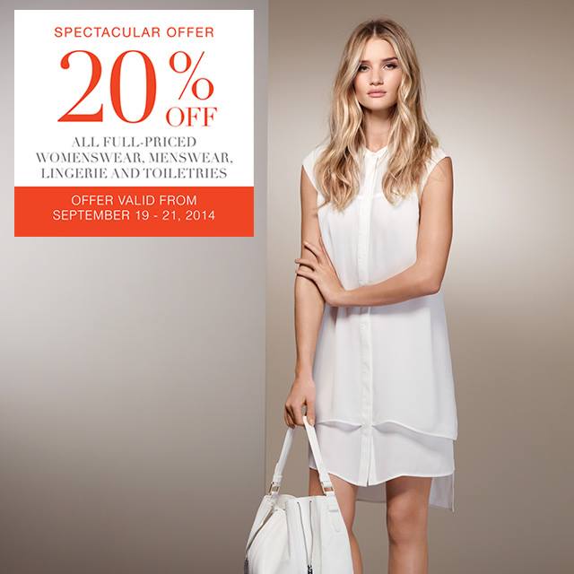 Marks & Spencer Spectacular Offer Sale September 2014