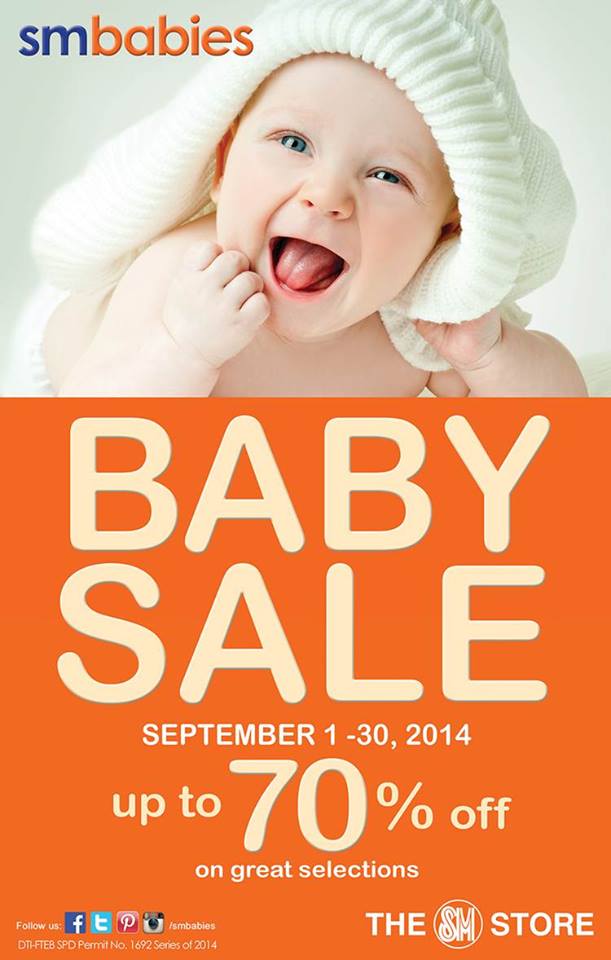 SM Babies Baby Sale September 2014