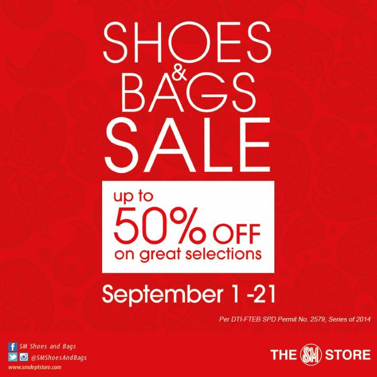SM Shoes & Bags Sale September 2014
