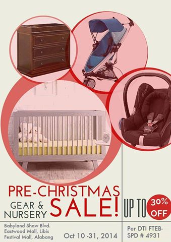 Babyland Pre-Christmas Sale October 2014