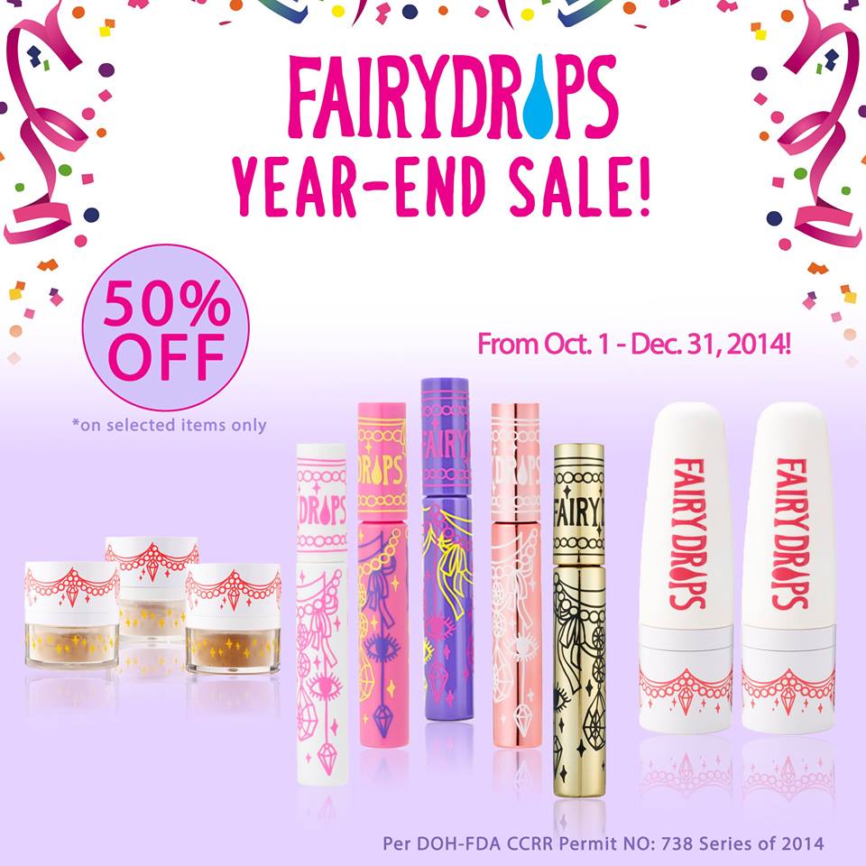 Fairydrops Year-End Sale October - December 2014