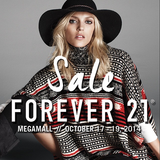 Forever 21 3-Day Sale @ SM Megamall October 2014