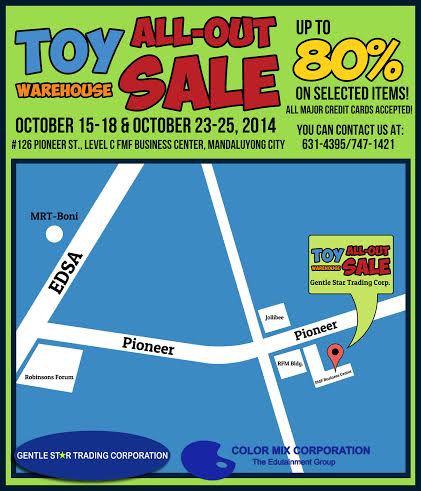 GST Toy Warehouse Location Map