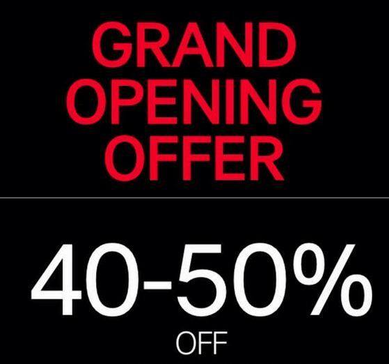 H&M Grand Opening Offer Sale @ SM Megamall October 2014