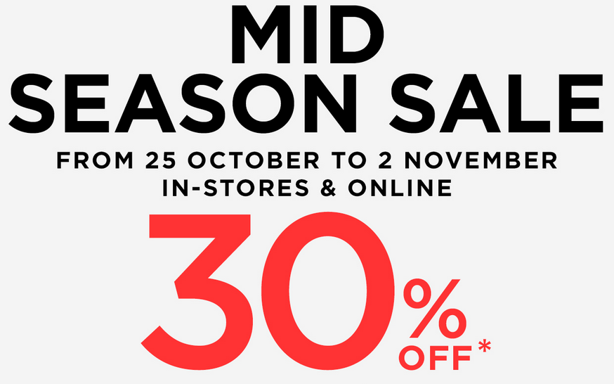 Mango Mid-Season Sale October - November 2014