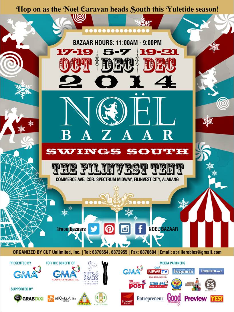 Noel Bazaar Swings South @ The Filinvest Tent October & December 2014