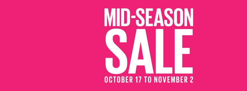 Parfois Mid-Season Sale October - November 2014