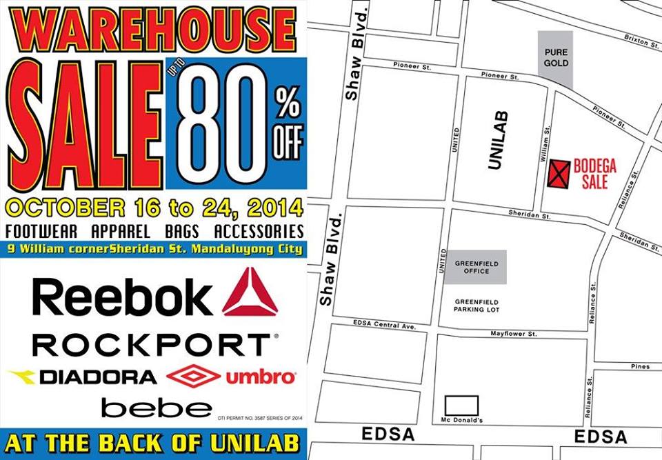 Royal Sporting House Warehouse Sale October 2014