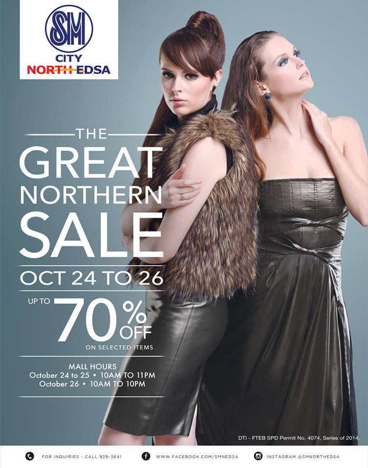 SM City North Edsa The Great Northern Sale October 2014