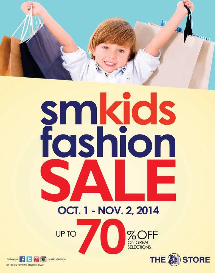 SM Kids Fashion Sale October - November 2014