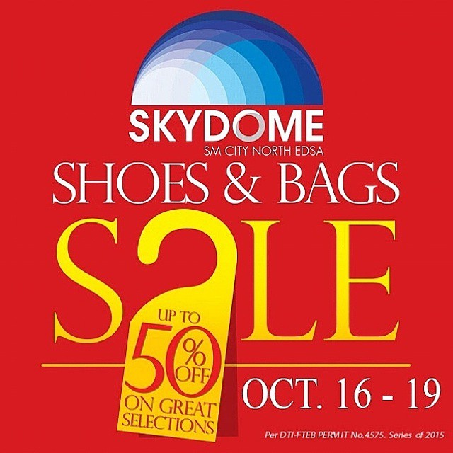 SM Shoes & Bags Sale @ Skydome, SM City North Edsa October 2014