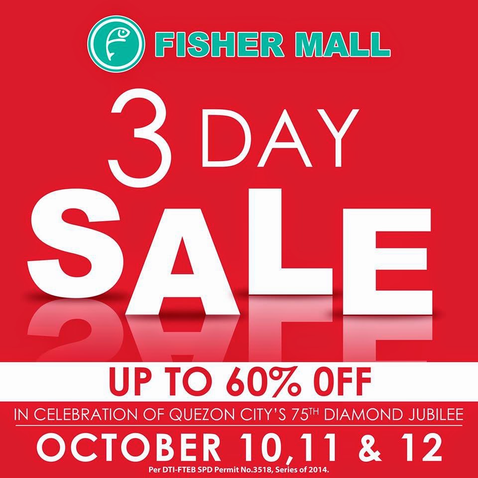 fisher mall 3-day sale oct 2014 poster