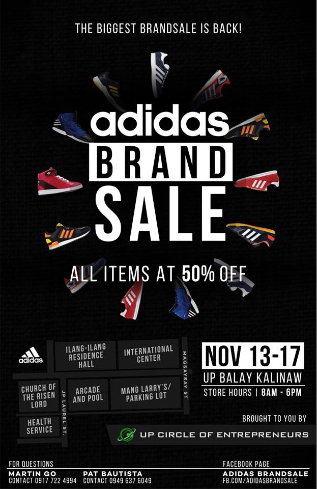 Adidas Brand Sale @ UP Balay Kalinaw November 2014