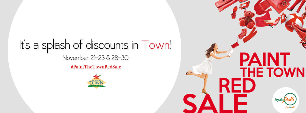 Alabang Town Center Paint The Town Red Sale November 2014