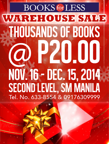 Books For Less Warehouse Sale @ SM Manila November 2014