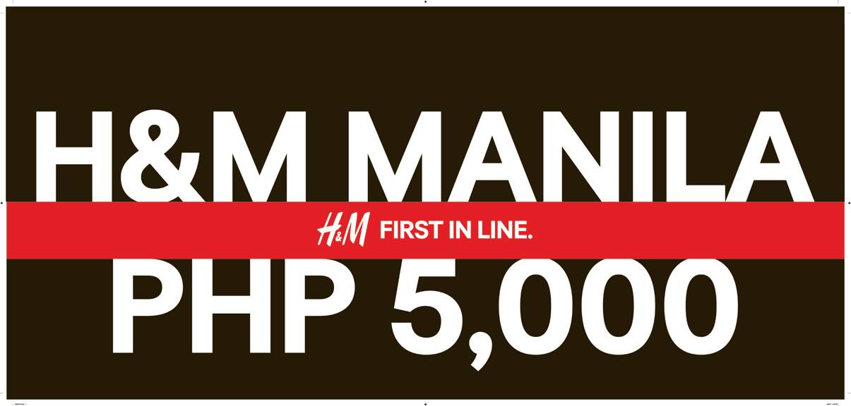 H&M Philippines Opening Day Offer @ Robinsons Magnolia November 2014