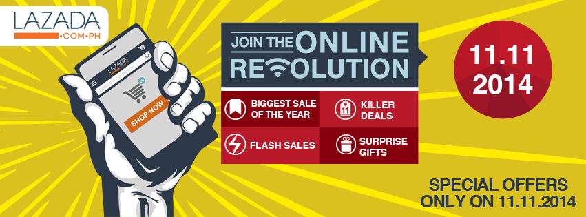 Lazada Online Revolution Sale November - December 2014