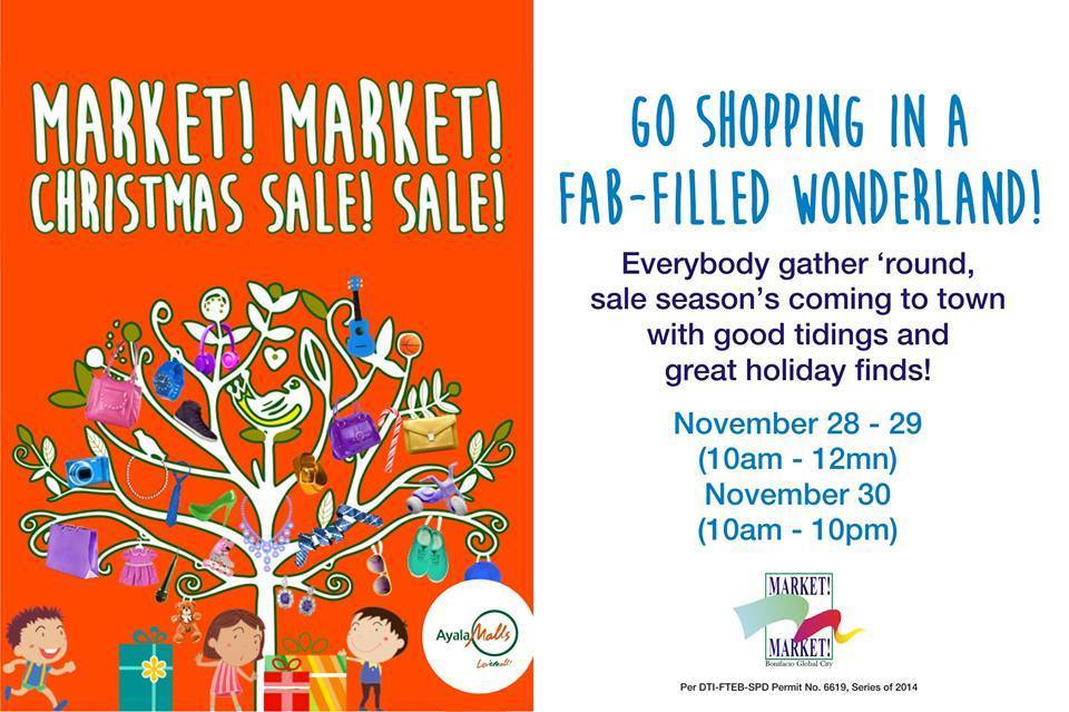 Market Market Christmas Sale November 2014