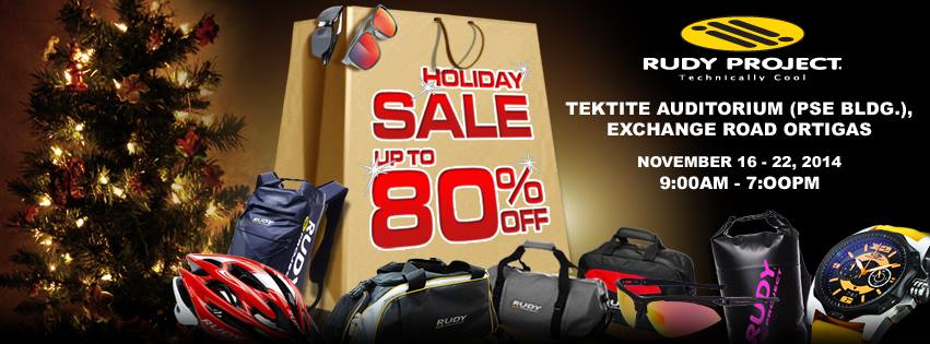 Rudy Project Holiday Sale @ Tektite Building November 2014