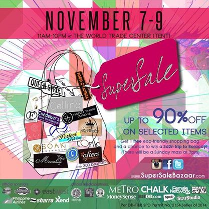 SuperSale Bazaar @ World Trade Center November 2014