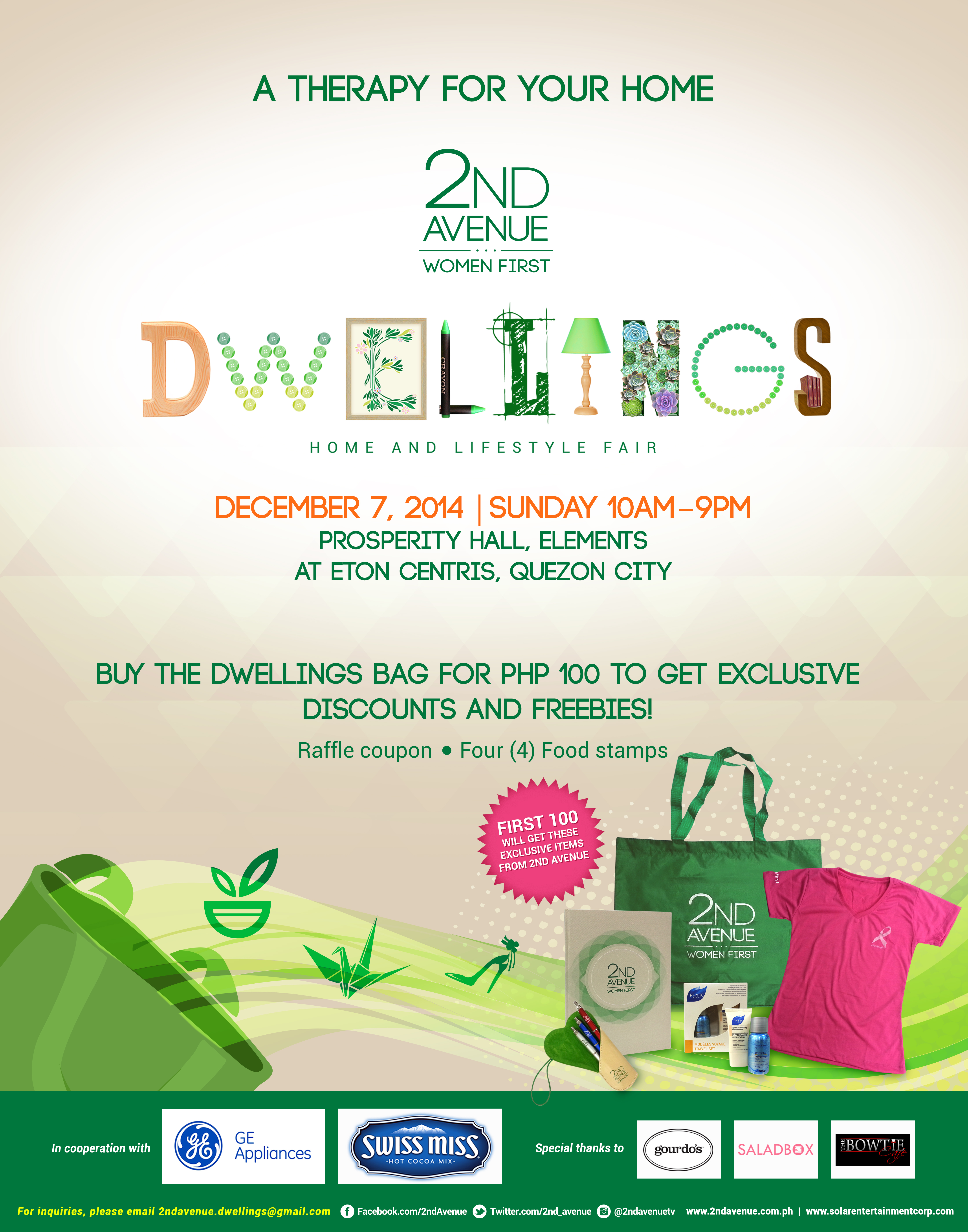 2nd Avenue Dwellings - Home and Lifestyle Fair @ Eton Centris December 2014