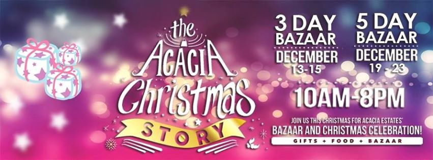 Acacia Christmas Story Bazaar @ Acacia Estates December 2014