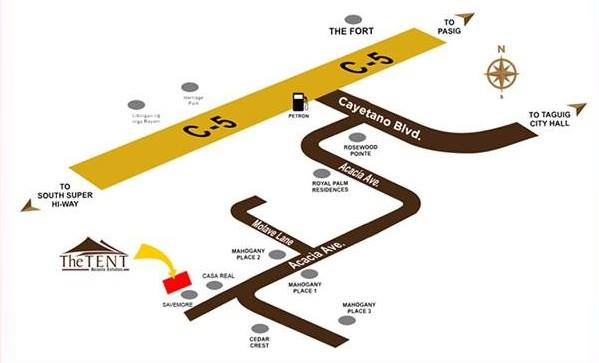 Acacia Estates Location Map