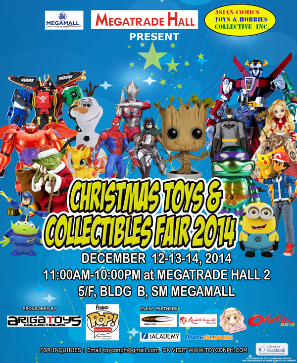 Christmas Toys and Collectibles Fair 2014 @ SM Megatrade Hall December 2014