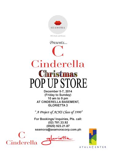 Cinderella Christmas Popup Store @ Glorietta 3 December 2014