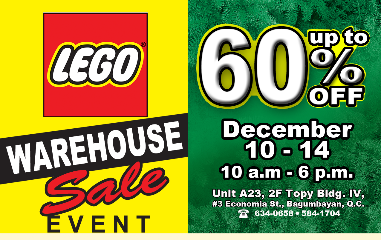 Lego Warehouse Sale @ Topys Place Libis December 2014