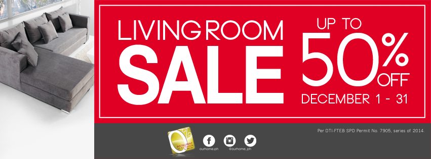 Our Home Living Room Sale December 2014