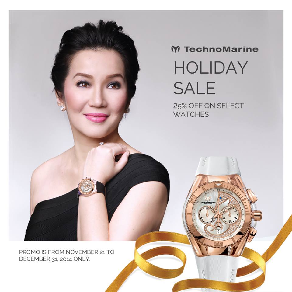 Technomarine Holiday Sale November - December 2014