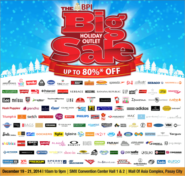 The Big Holiday Outlet Sale @ SMX Convention Center December 2014