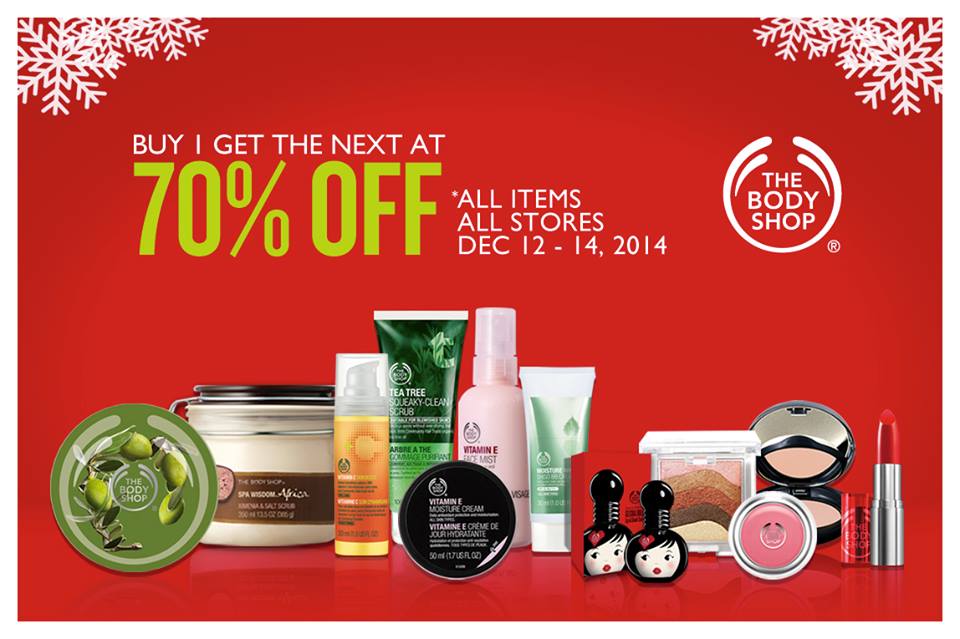 The Body Shop Weekend Promo December 2014