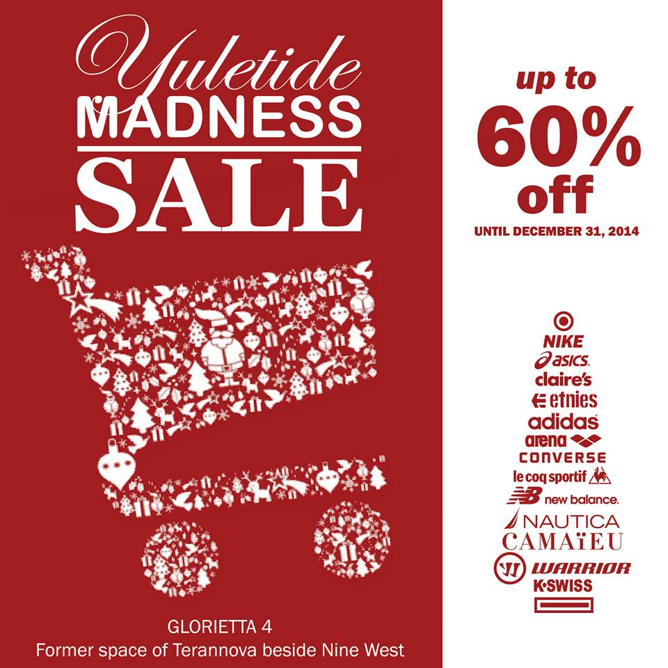 Yuletide Madness Sale @ Glorietta 4 December 2014