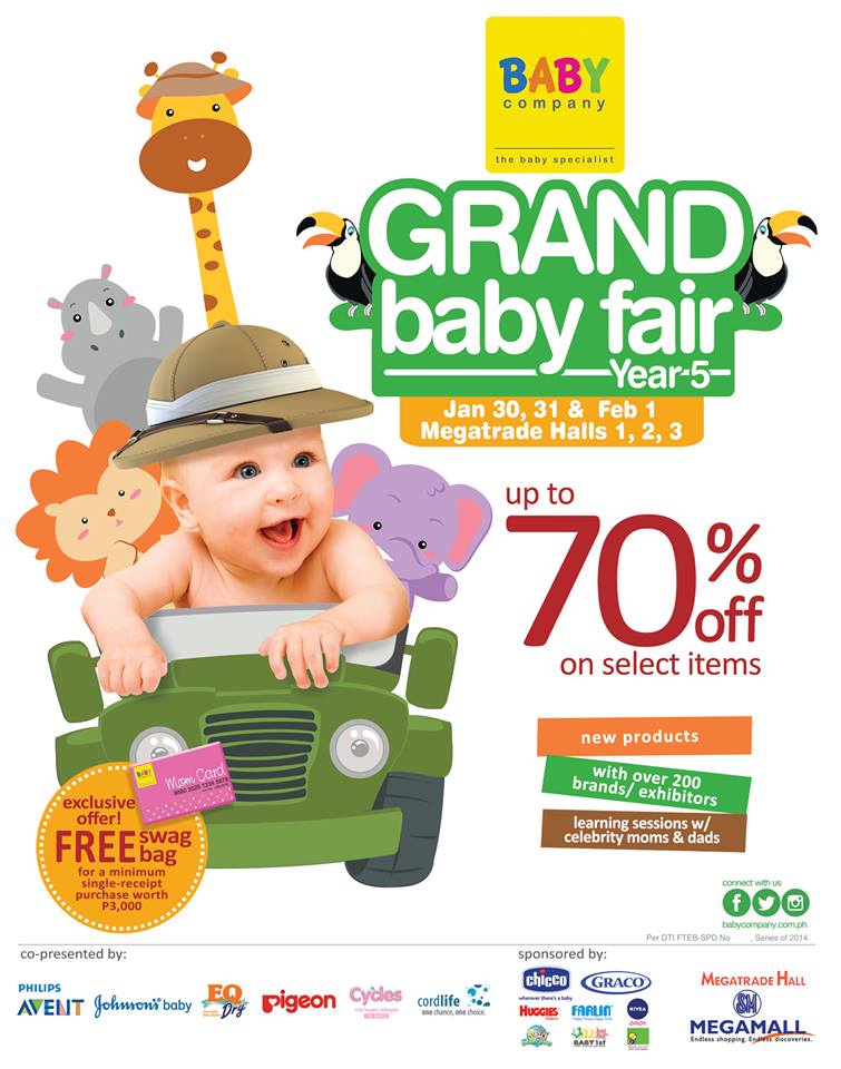 Baby Company Grand Baby Fair @ SM Megatrade Hall January - February 2015