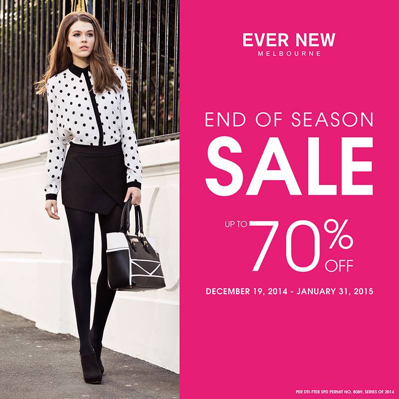 Ever New End of Season Sale December - January 2015